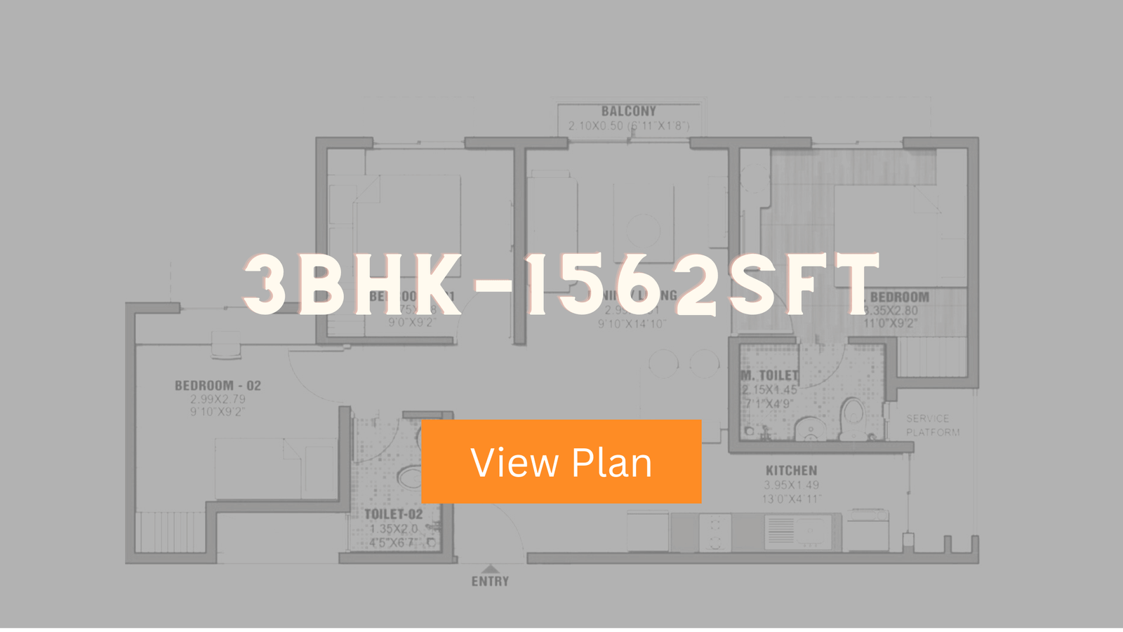 Brigade El dorado 3bhk